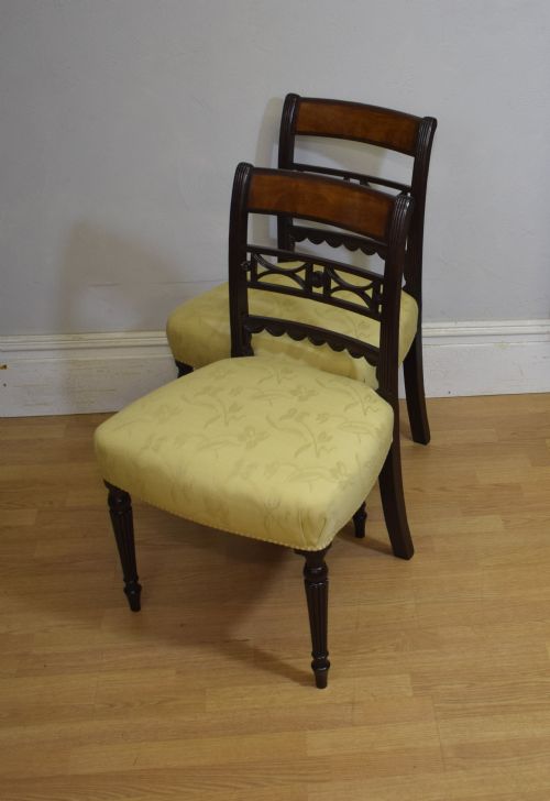 PAIR OF REGENCY SIDE CHAIRS - ADDITIONAL PHOTO 3