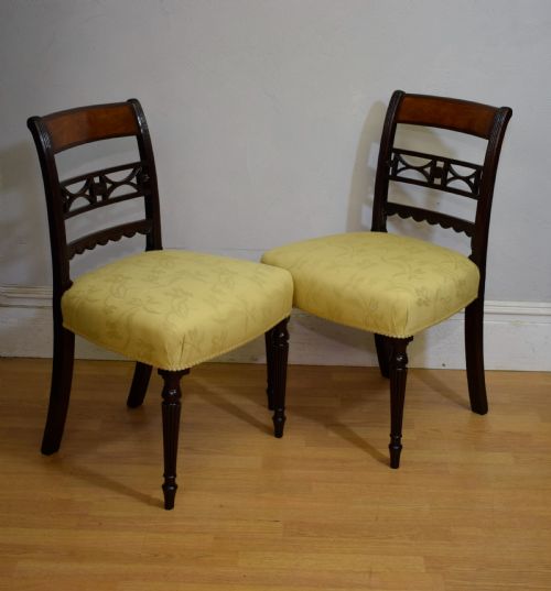 PAIR OF REGENCY SIDE CHAIRS - ADDITIONAL PHOTO 4