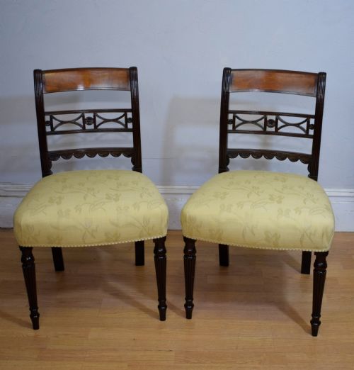 PAIR OF REGENCY SIDE CHAIRS - ADDITIONAL PHOTO 11