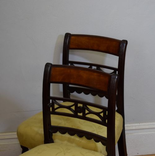 PAIR OF REGENCY SIDE CHAIRS - ADDITIONAL PHOTO 17