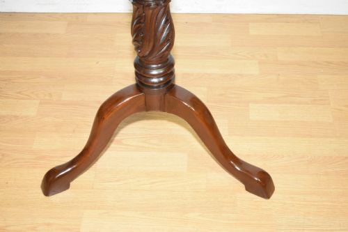 MAHOGANY TORCHERE JARDINIERE - ADDITIONAL PHOTO 15