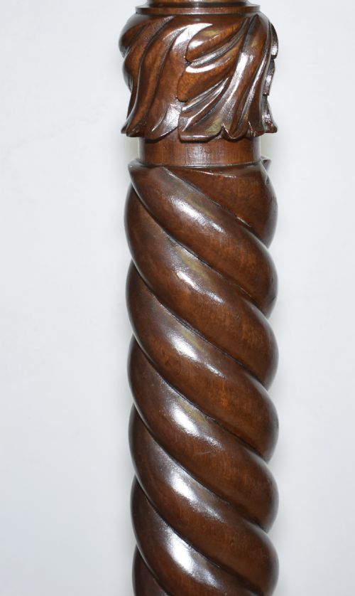 MAHOGANY TORCHERE JARDINIERE - ADDITIONAL PHOTO 17