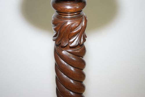MAHOGANY TORCHERE JARDINIERE - ADDITIONAL PHOTO 18