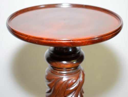 MAHOGANY TORCHERE JARDINIERE - ADDITIONAL PHOTO 19