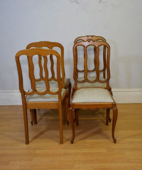EARLY 20TH CENTURY SET OF 4 FRENCH DINING CHAIRS - ADDITIONAL PHOTO 12
