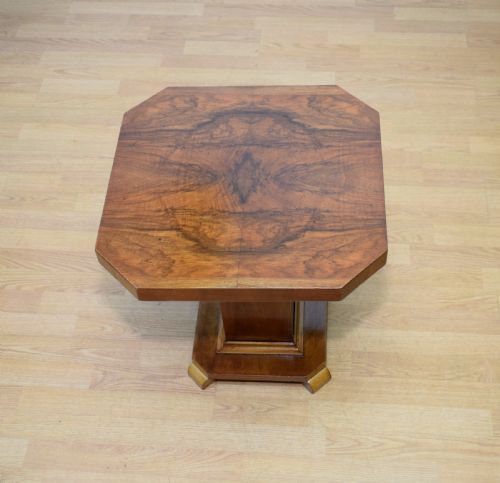 ART DECO WALNUT LAMP TABLE - ADDITIONAL PHOTO 8