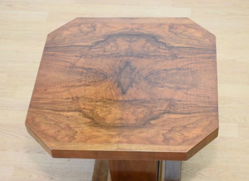 ART DECO WALNUT LAMP TABLE - ADDITIONAL PHOTO 10