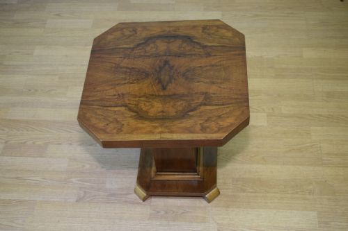 ART DECO WALNUT LAMP TABLE - ADDITIONAL PHOTO 12