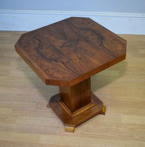 ART DECO WALNUT LAMP TABLE - ADDITIONAL PHOTO 13