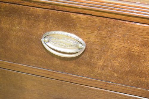 VICTORIAN OAK CHEST OF DRAWERS - ADDITIONAL PHOTO 7