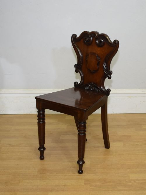 REGENCY HALL CHAIR IN MAHOGANY - ADDITIONAL PHOTO 5