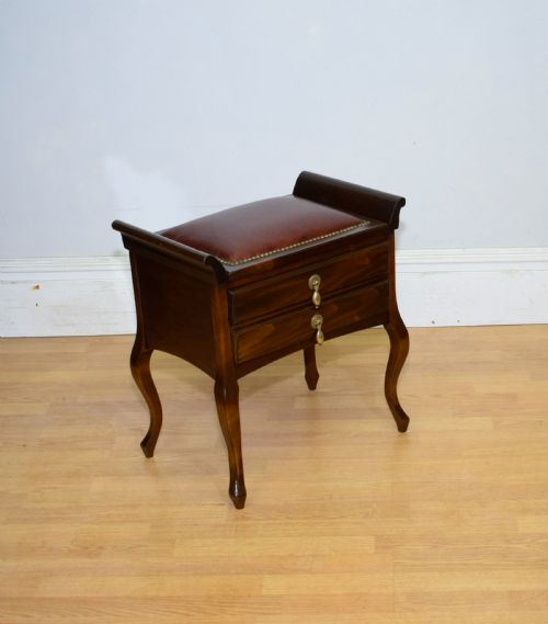EDWARDIAN PIANO MUSIC STOOL - ADDITIONAL PHOTO 1