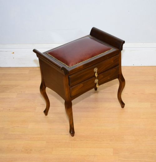 EDWARDIAN PIANO MUSIC STOOL - ADDITIONAL PHOTO 2