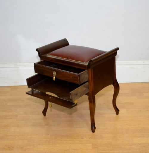 EDWARDIAN PIANO MUSIC STOOL - ADDITIONAL PHOTO 6