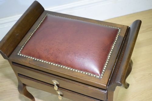 EDWARDIAN PIANO MUSIC STOOL - ADDITIONAL PHOTO 7