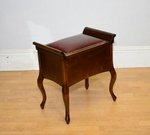 EDWARDIAN PIANO MUSIC STOOL - ADDITIONAL PHOTO 8