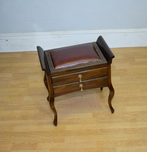 EDWARDIAN PIANO MUSIC STOOL - ADDITIONAL PHOTO 10