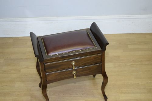 EDWARDIAN PIANO MUSIC STOOL - ADDITIONAL PHOTO 11