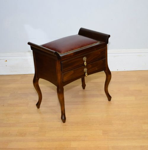 EDWARDIAN PIANO MUSIC STOOL - ADDITIONAL PHOTO 14
