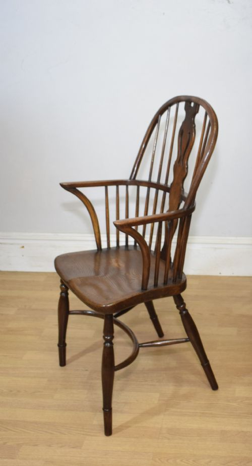 ANTIQUE WINDSOR ARM CHAIR - ADDITIONAL PHOTO 11