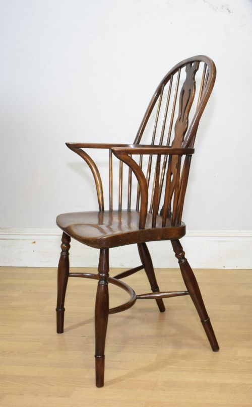 ANTIQUE WINDSOR ARM CHAIR - ADDITIONAL PHOTO 12
