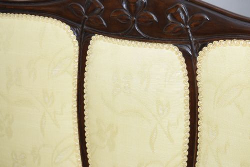 VICTORIAN COUCH SETTEE ART NOUVEAU - ADDITIONAL PHOTO 13