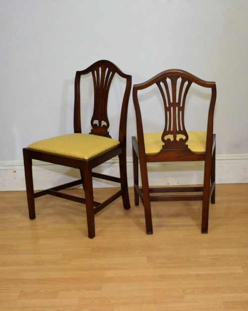 SET OF 4 MAHOGANY DINING CHAIRS - ADDITIONAL PHOTO 11