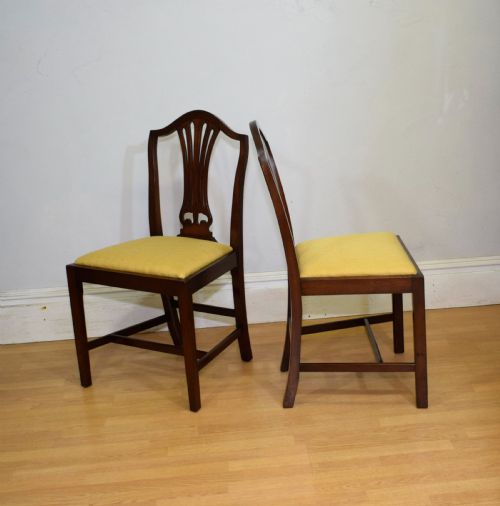 SET OF 4 MAHOGANY DINING CHAIRS - ADDITIONAL PHOTO 12