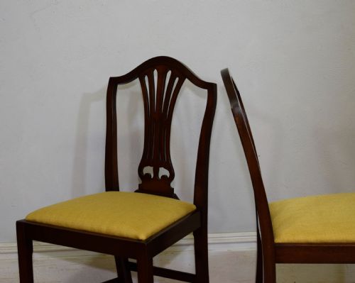 SET OF 4 MAHOGANY DINING CHAIRS - ADDITIONAL PHOTO 15