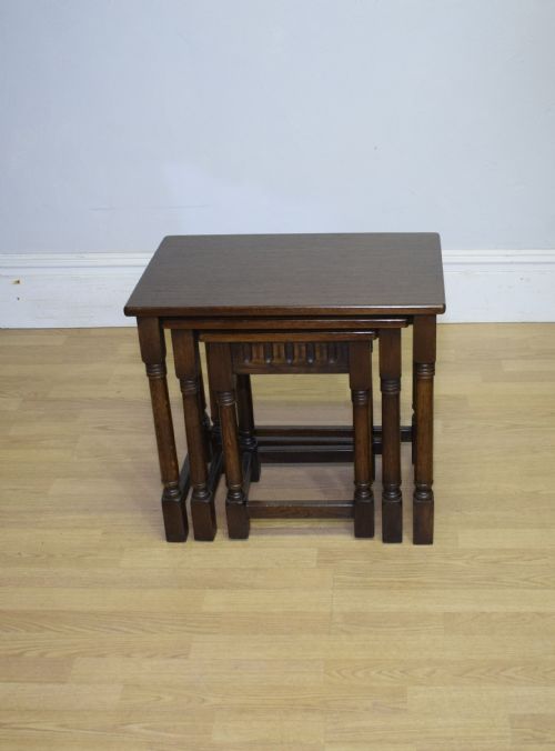 EARLY 20TH CENTURY 3 TABLE NEST - ADDITIONAL PHOTO 1