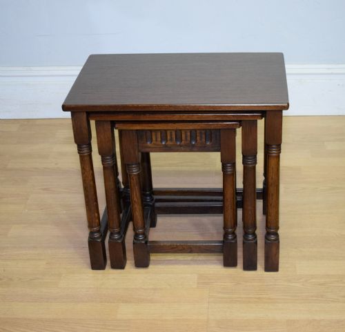 EARLY 20TH CENTURY 3 TABLE NEST - ADDITIONAL PHOTO 2