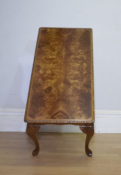 EARLY 20TH CENTURY BURR WALNUT COFFEE TABLE - ADDITIONAL PHOTO 7