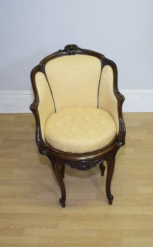 FRENCH SWIVEL ARMCHAIR - ADDITIONAL PHOTO 1