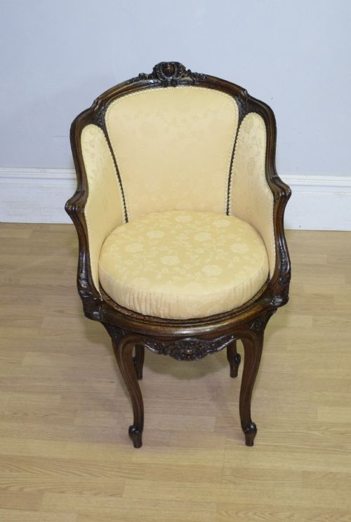 FRENCH SWIVEL ARMCHAIR - ADDITIONAL PHOTO 2