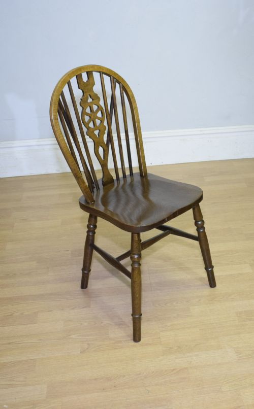 early 20th century wheel back chair - CATEGORY: ANTIQUE CHAIRS - DATED 1920