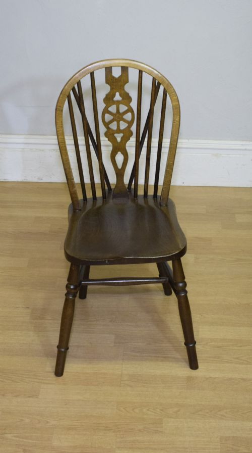 EARLY 20TH CENTURY WHEEL BACK CHAIR - ADDITIONAL PHOTO 2