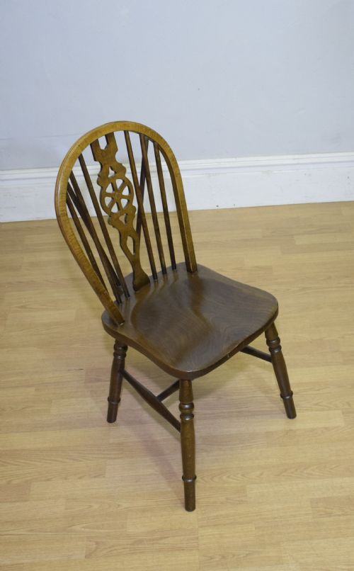 EARLY 20TH CENTURY WHEEL BACK CHAIR - ADDITIONAL PHOTO 7