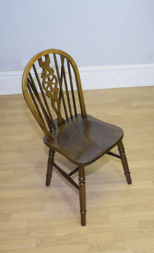 EARLY 20TH CENTURY WHEEL BACK CHAIR - ADDITIONAL PHOTO 8