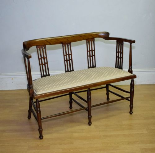 ANTIQUE ARTS CRAFTS COUCH - ADDITIONAL PHOTO 1