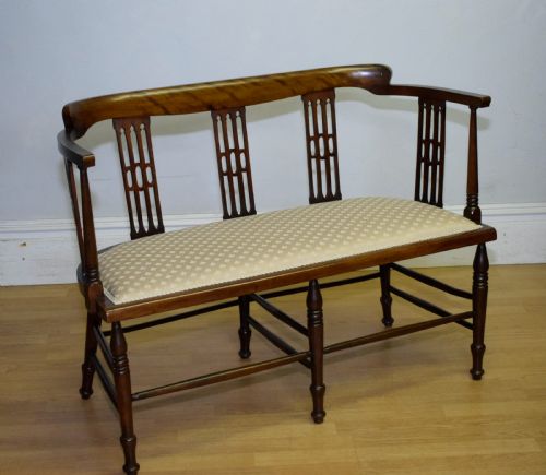 ANTIQUE ARTS CRAFTS COUCH - ADDITIONAL PHOTO 4