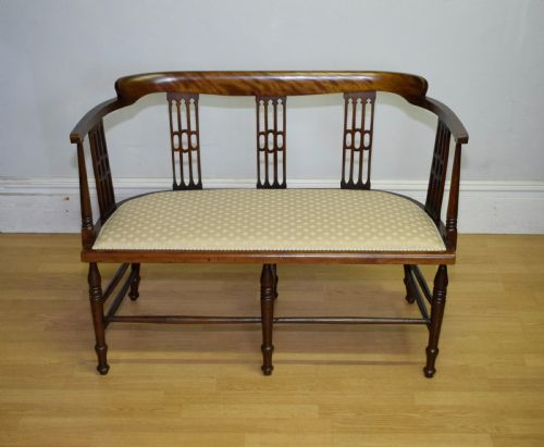 ANTIQUE ARTS CRAFTS COUCH - ADDITIONAL PHOTO 5