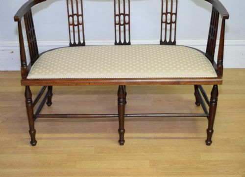 ANTIQUE ARTS CRAFTS COUCH - ADDITIONAL PHOTO 7