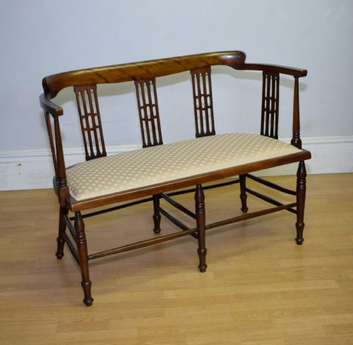 ANTIQUE ARTS CRAFTS COUCH - ADDITIONAL PHOTO 8