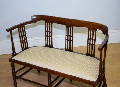 ANTIQUE ARTS CRAFTS COUCH - ADDITIONAL PHOTO 12