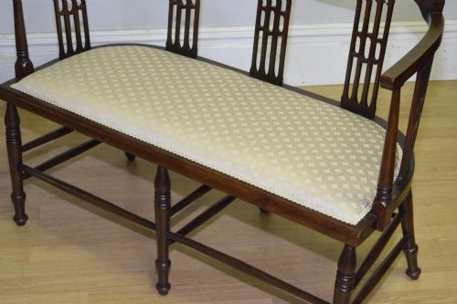 ANTIQUE ARTS CRAFTS COUCH - ADDITIONAL PHOTO 15