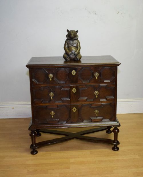 EARLY 20TH CENTURY JACOBEAN CABINET ON STAND - ADDITIONAL PHOTO 1