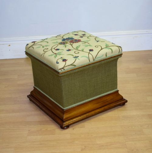 REGENCY OTTOMAN WORK BOX - ADDITIONAL PHOTO 2