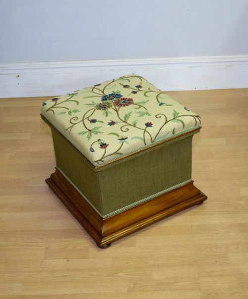 REGENCY OTTOMAN WORK BOX - ADDITIONAL PHOTO 9