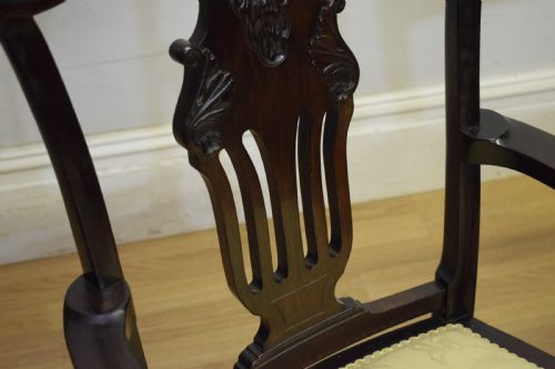 PAIR OF VICTORIAN ARMCHAIRS - ADDITIONAL PHOTO 15