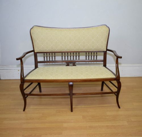 ANTIQUE EDWARDIAN COUCH - ADDITIONAL PHOTO 1